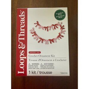 Loops & Threads Crochet Ornament Kit Christmas Belle Design 52x3 In Intermediate